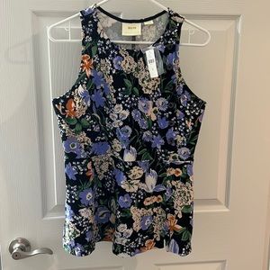 Black floral top - Maeve (Anthropologie)